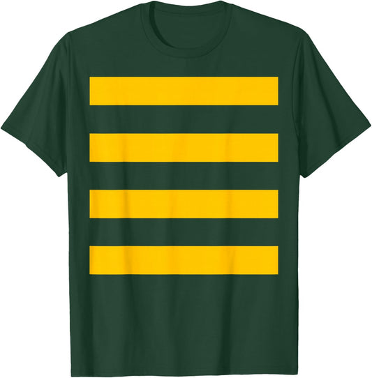 Bee Halloween DIY Costume Shirt - Yellow Stripes on Black T-Shirt - T-Shirt | Forest