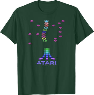 ATARI Centipede Arcade 8 Bit Gamer Design T-Shirt - T-Shirt | Forest