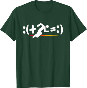 Running Math Equation With Math Symbols For Runners T-Shirt - T-Shirt | Forest