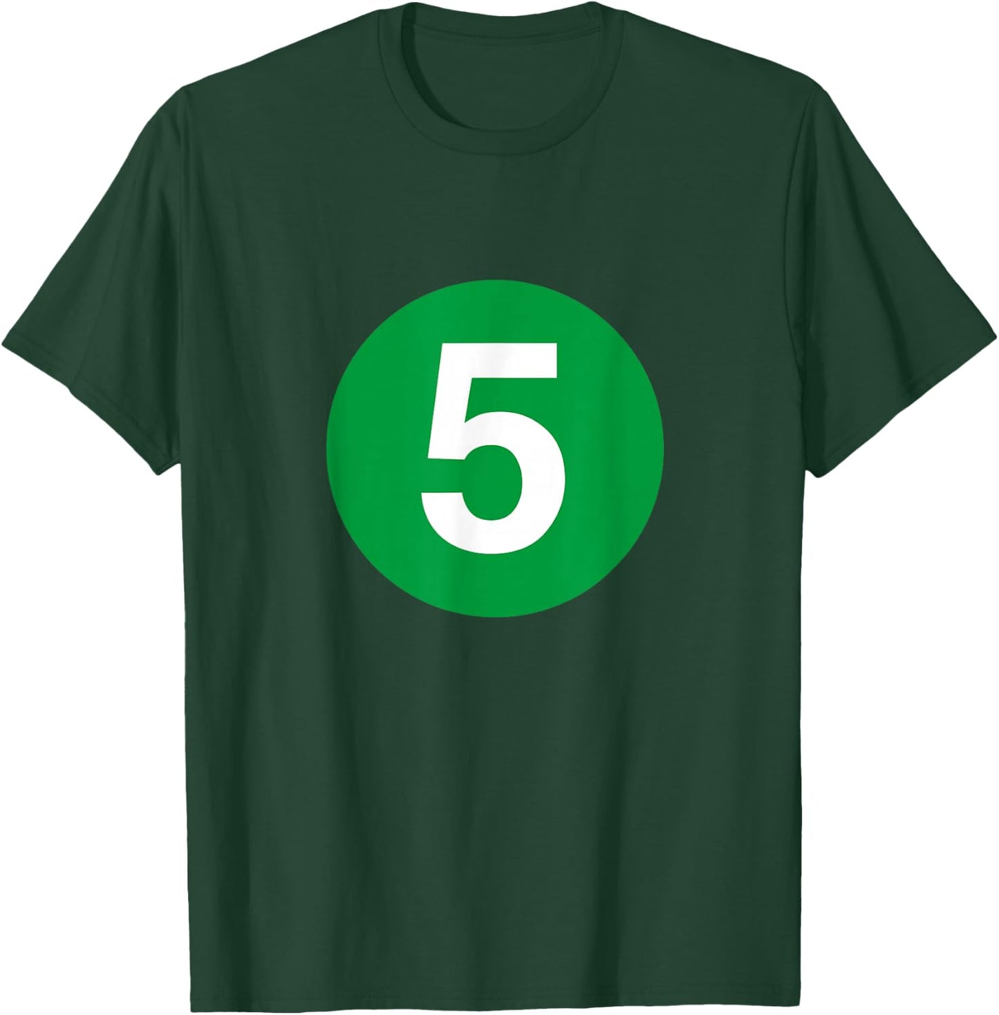 5 Line T-Shirt - T-Shirt | Forest