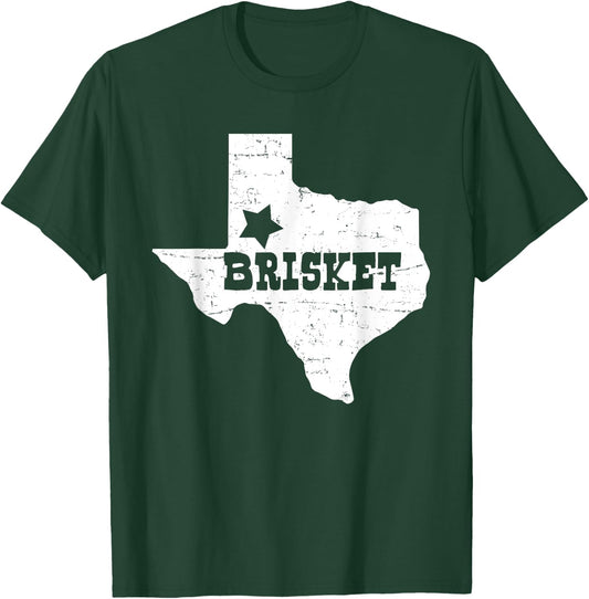 I Love Texas-Texas BBQ-BBQ Brisket-BBQ Lover T-Shirt - T-Shirt | Forest
