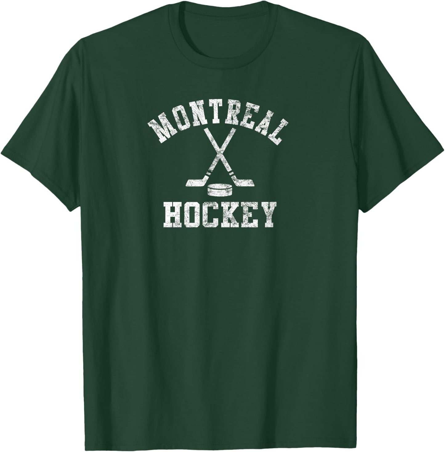 Vintage Montreal Hockey T-Shirt - T-Shirt | Forest