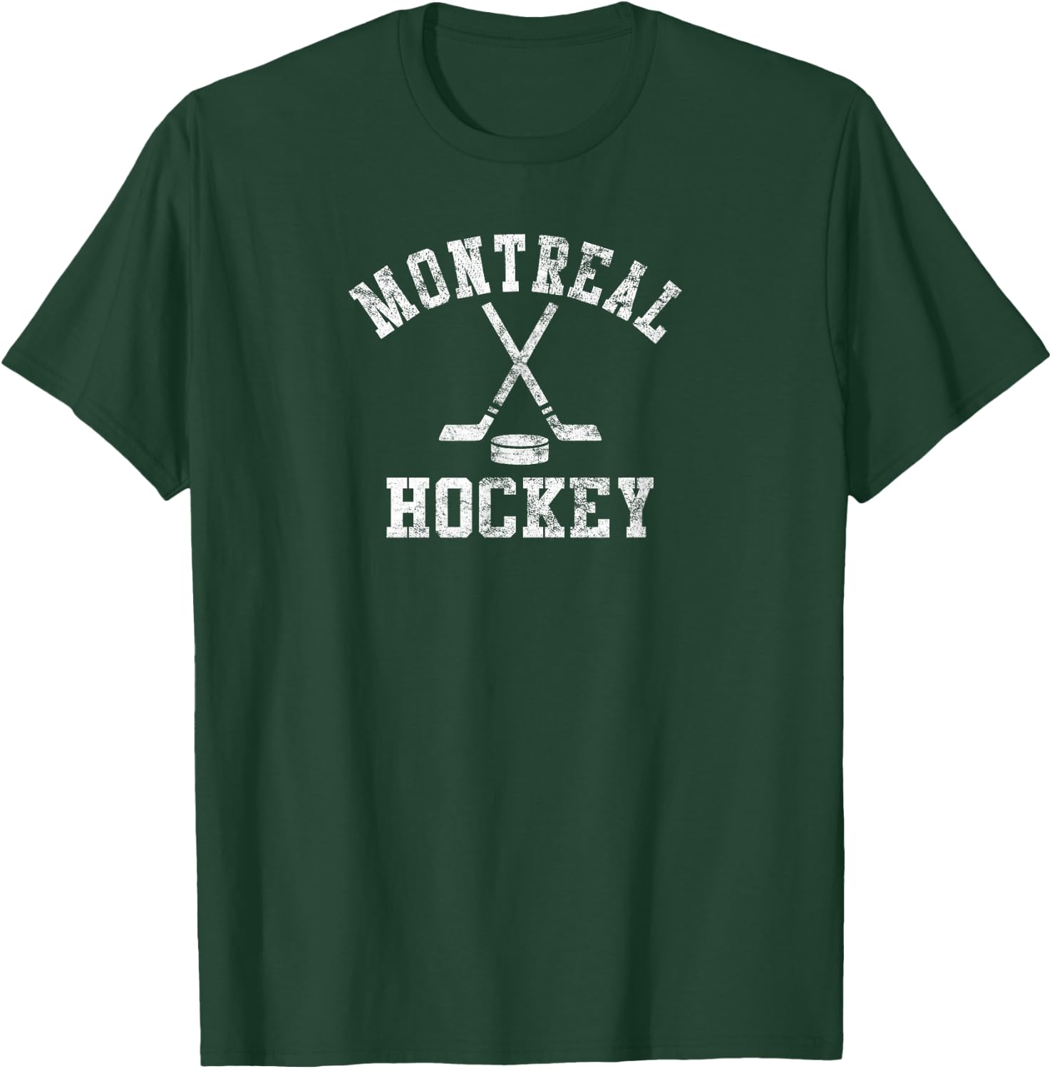 Vintage Montreal Hockey T-Shirt - T-Shirt | Forest