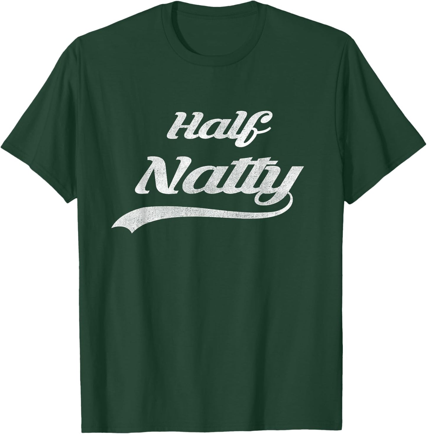 Half Natty Bodybuilder Fitness Meme Gift T-Shirt - T-Shirt | Forest