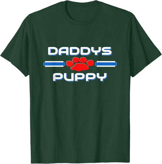 Gay Daddy Puppy Pup Play Fetish Kink BDSM Shirts T-Shirt - T-Shirt | Forest