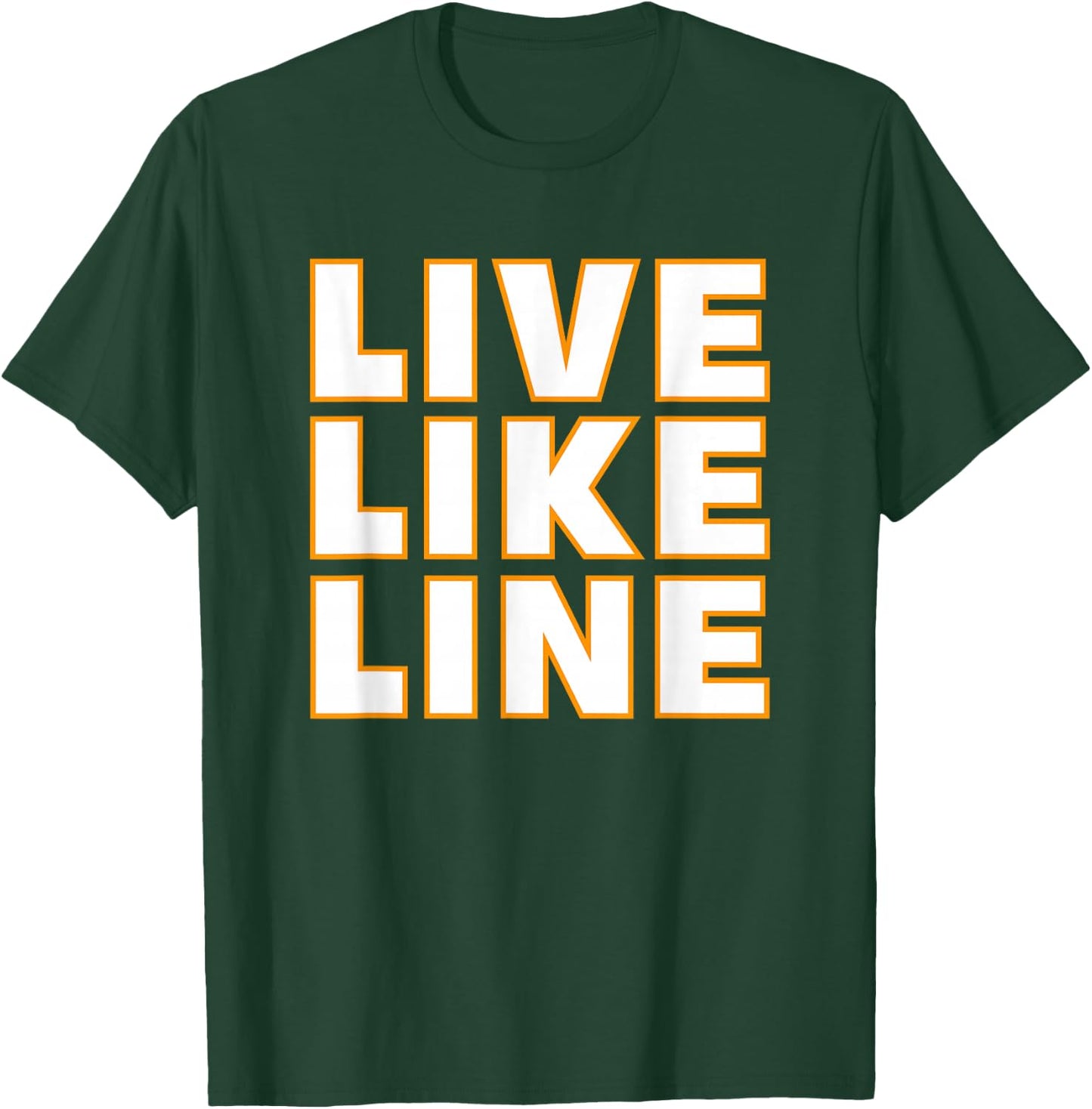 Live Like Line Volleyball Support T-Shirt - T-Shirt | Forest