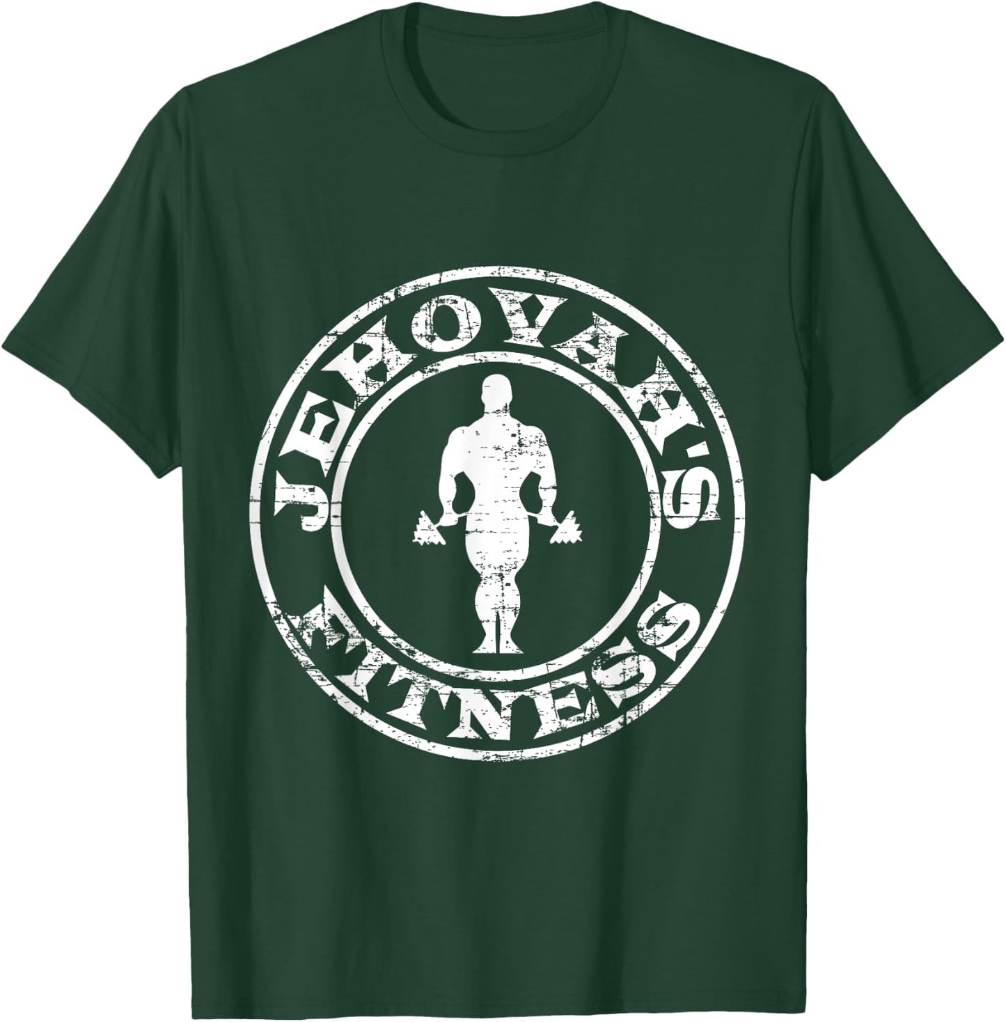 Jehovah's Fitness Gym shirt T-Shirt - T-Shirt | Forest