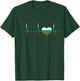Bulgaria Flag Heart Bulgarian Pride Heartbeat EKG Pulse T-Shirt - T-Shirt | Forest