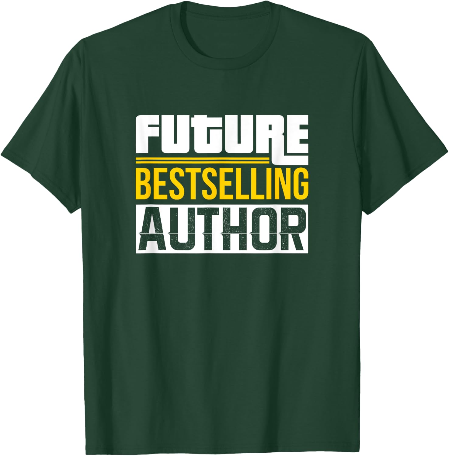 Future Bestselling Author Book Club Writer Books Funny Gift T-Shirt - T-Shirt | Forest