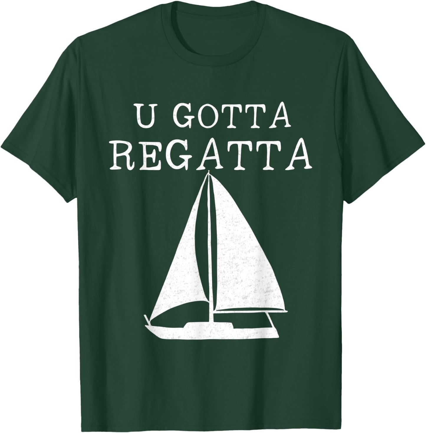 Sailing Nautical Sail Regatta T-Shirt - T-Shirt | Forest