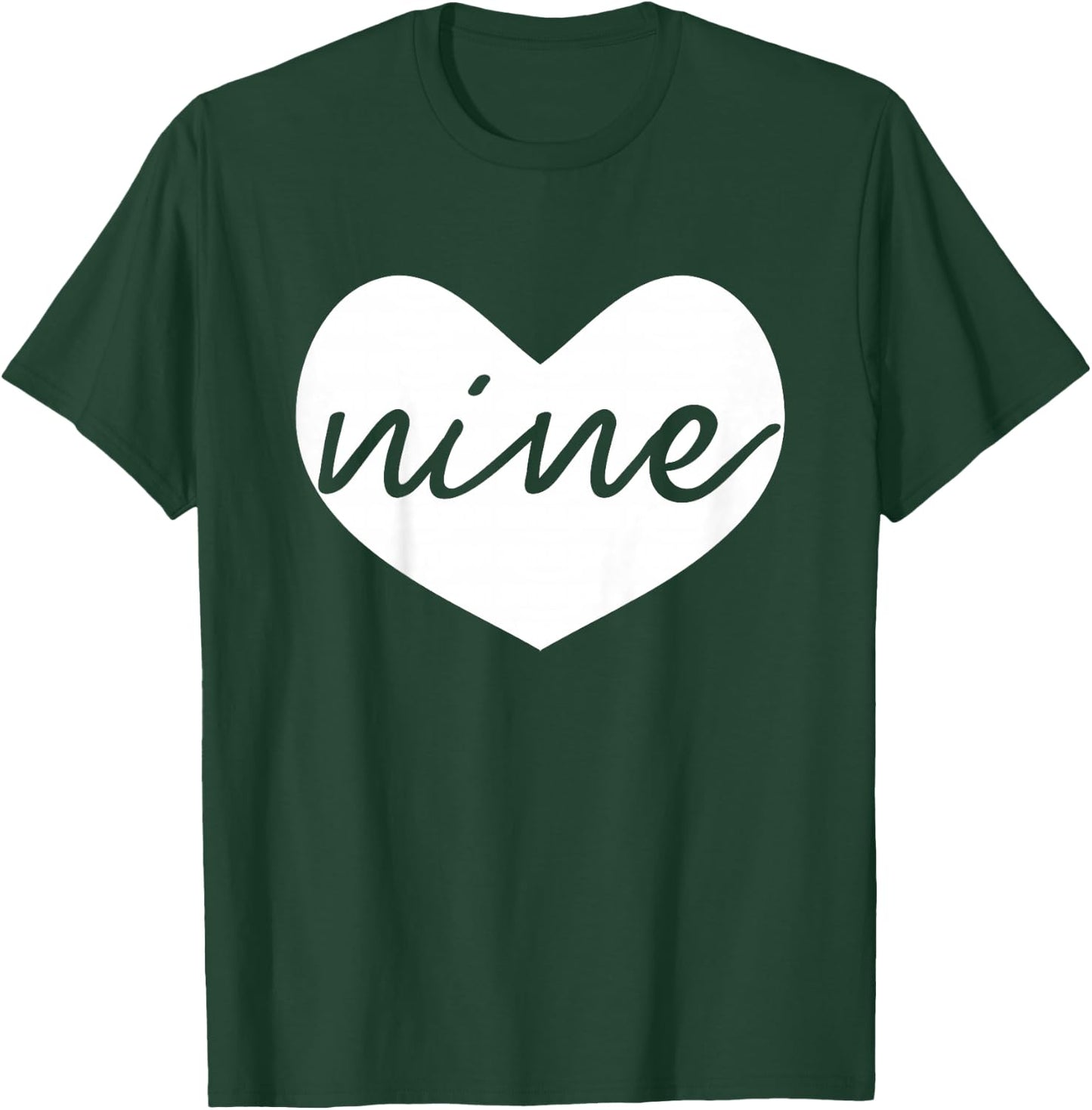 Ninth Birthday Girl Shirt, 9 Year Old Birthday Girl Outfit T-Shirt - T-Shirt | Forest