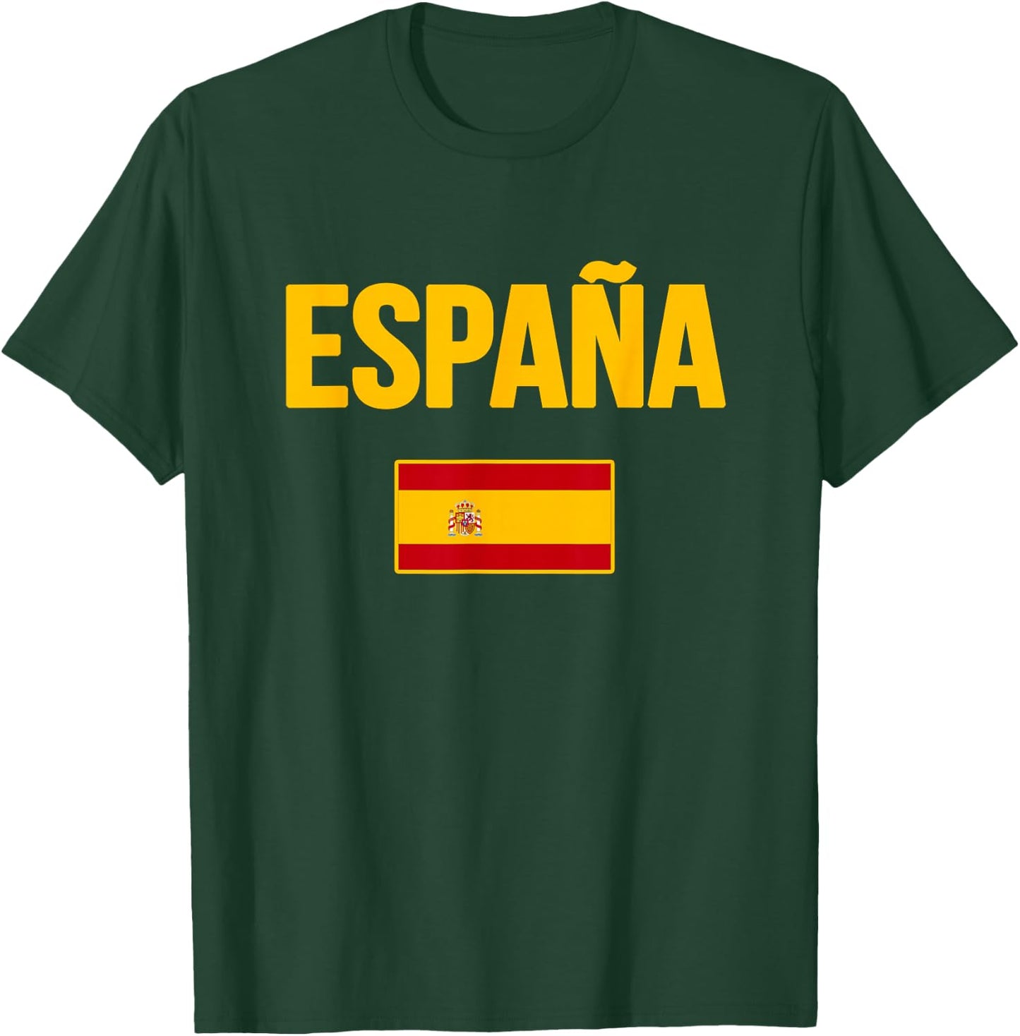 Spain Spanish Flag Espana Souvenir T-Shirt - T-Shirt | Forest