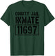 County Jail Inmate Funny Prison Halloween Costume T-Shirt - T-Shirt | Forest
