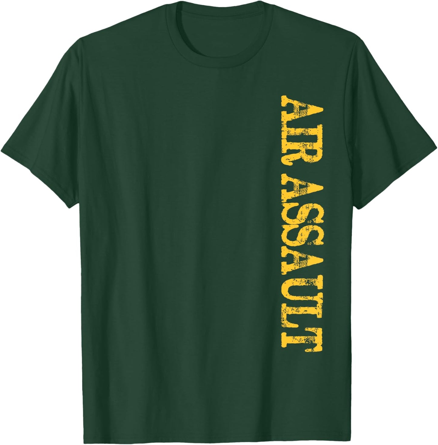 Distressed US Army Air Assault T-Shirt - T-Shirt | Forest