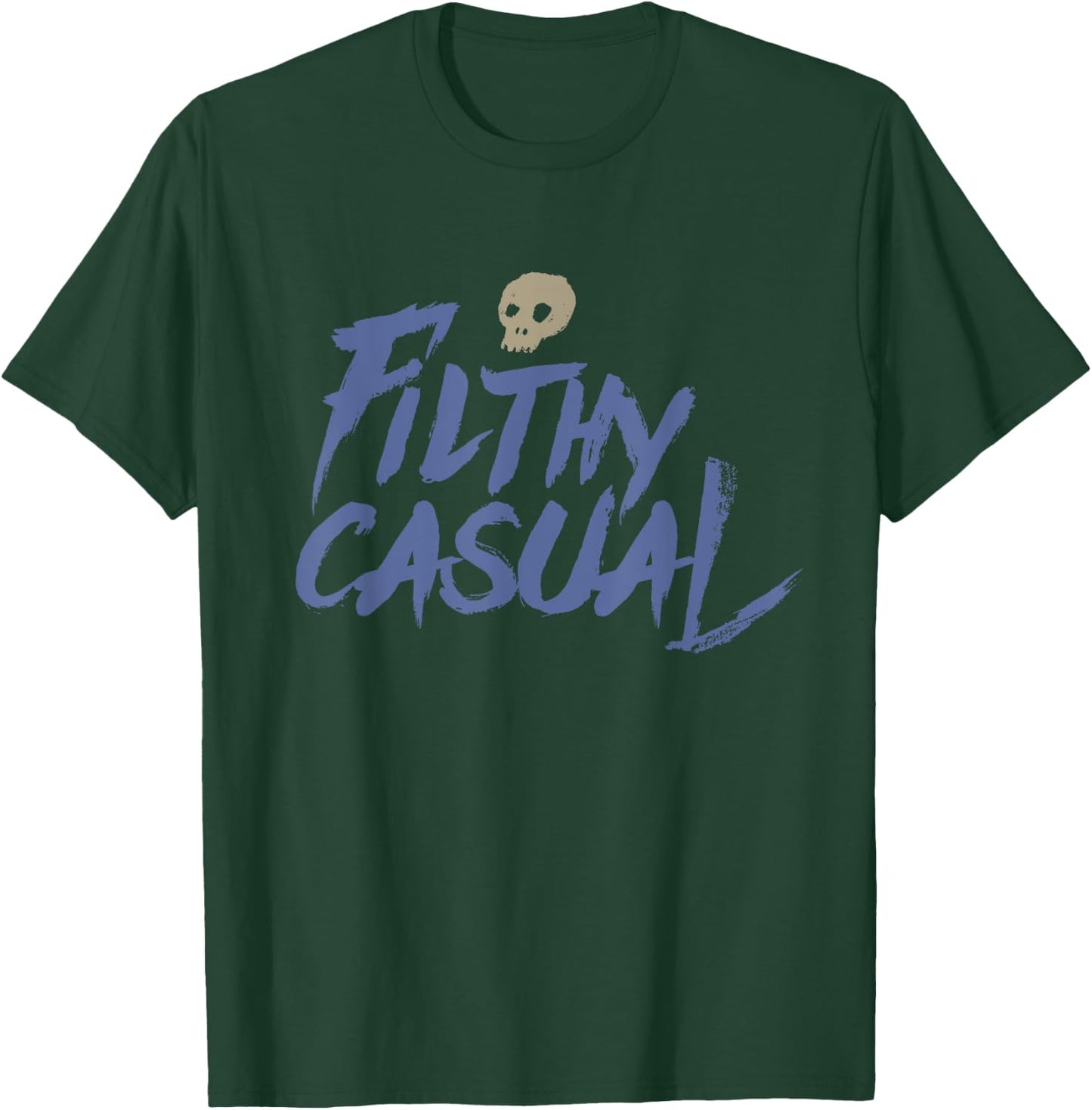 Filthy Casual Gamer Shirt for Console or PC Gamers Streamers T-Shirt - T-Shirt | Forest