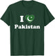 I Love Pakistan I Heart Pakistan Pakistani T-Shirt - T-Shirt | Forest