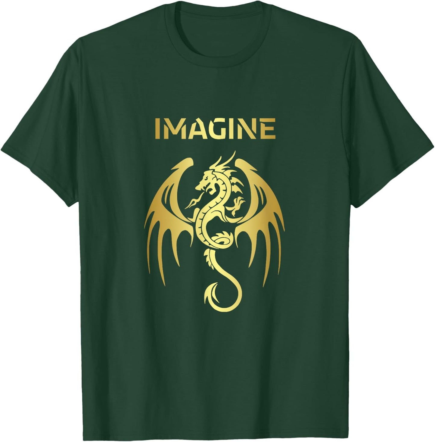Fantasy Dragon Tattoo Style T-Shirt - T-Shirt | Forest
