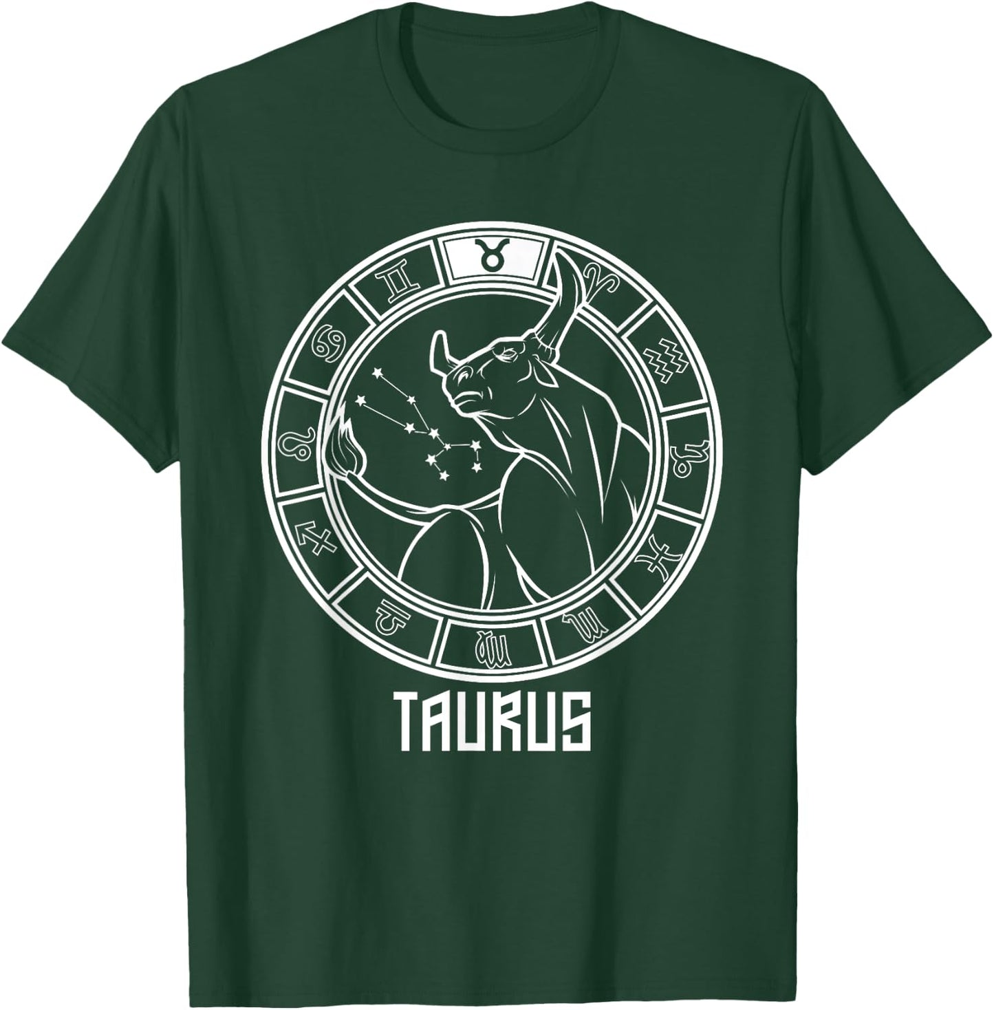 Taurus Zodiac Sign Horoscope Astrology April & May Birthday T-Shirt - T-Shirt | Forest