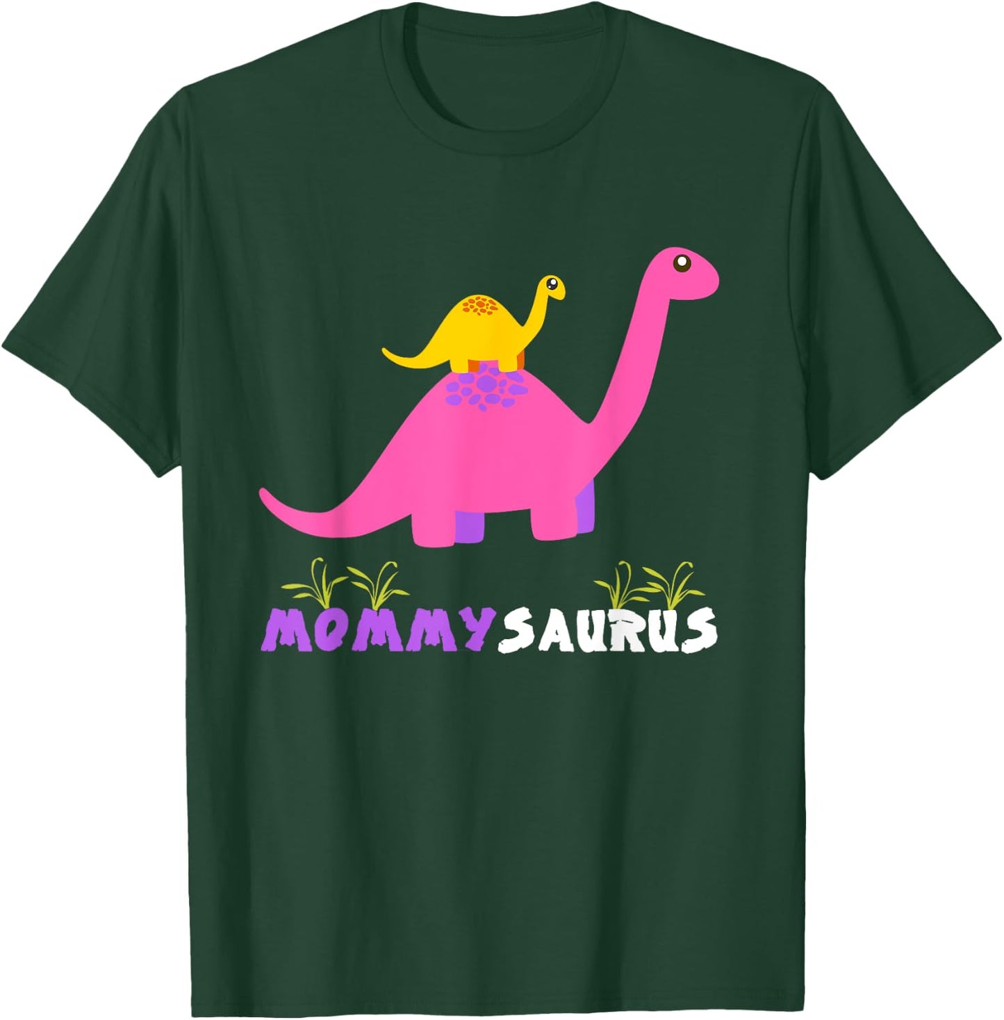 Mommysaurus Shirt Cute Mother Dinosaur Mommy Saurus Matching T-Shirt - T-Shirt | Forest