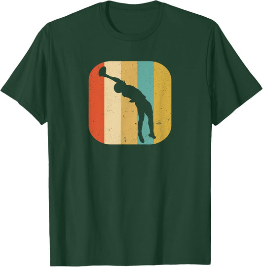 American Football OBJ Catch Design T-Shirt - T-Shirt | Forest