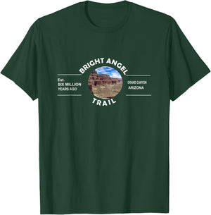 Bright Angel Trail -Grand Canyon - Est. 6 Million Years Ago T-Shirt - T-Shirt | Forest