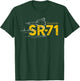 SR-71 Blackbird Air Force Military Jet T-Shirt - T-Shirt | Forest
