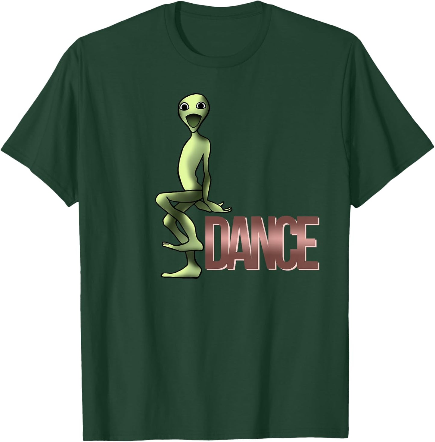 Funny Alien Dance green Frog Shirt Gift Cosita Shirts T-Shirt - T-Shirt | Forest