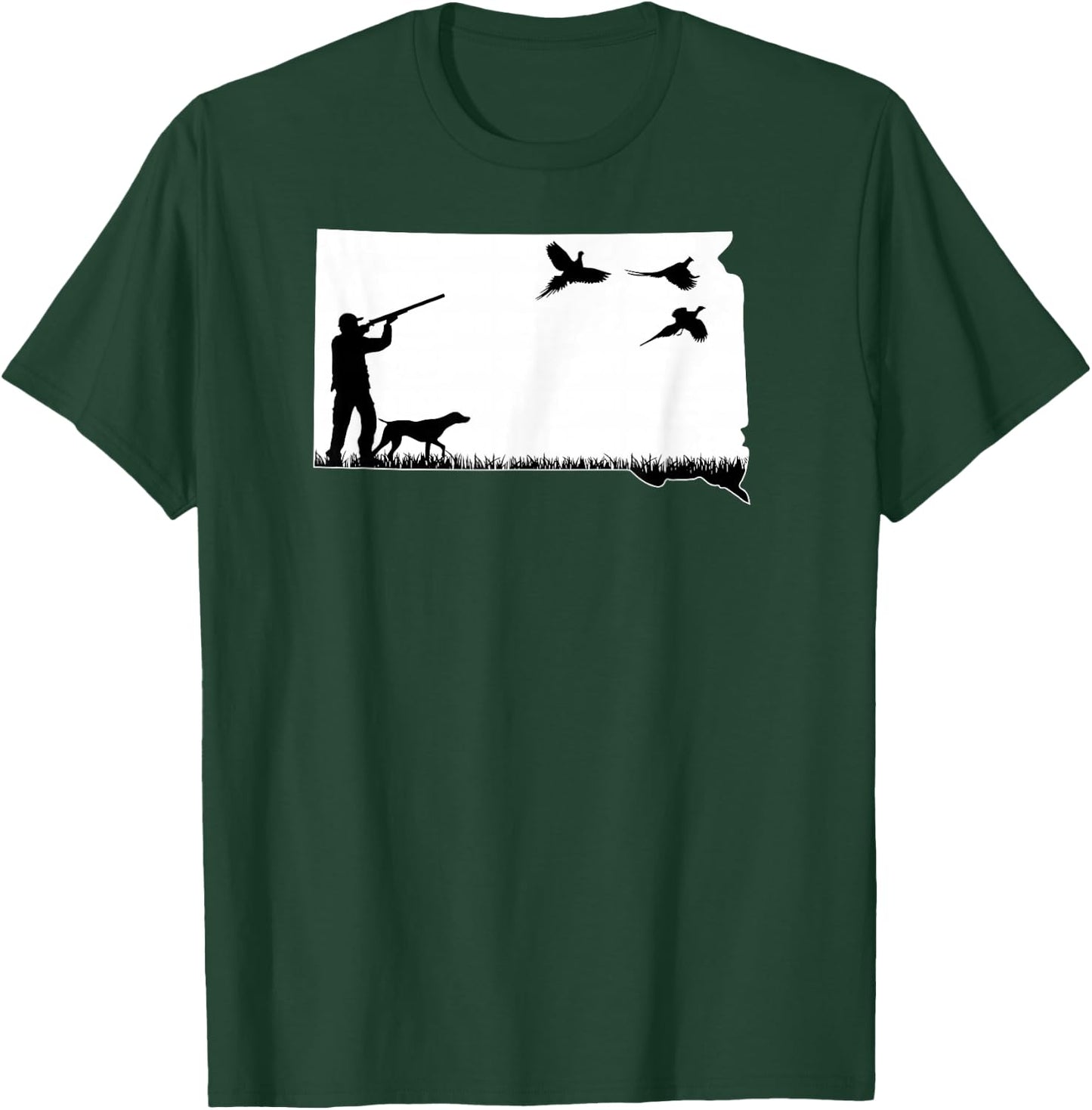 South Dakota Pheasant Hunting T-Shirt - T-Shirt | Forest