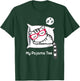 Cat Pajama Shirt Cute Sleeping Kitty with Glasses Pj T Shirt T-Shirt - T-Shirt | Forest