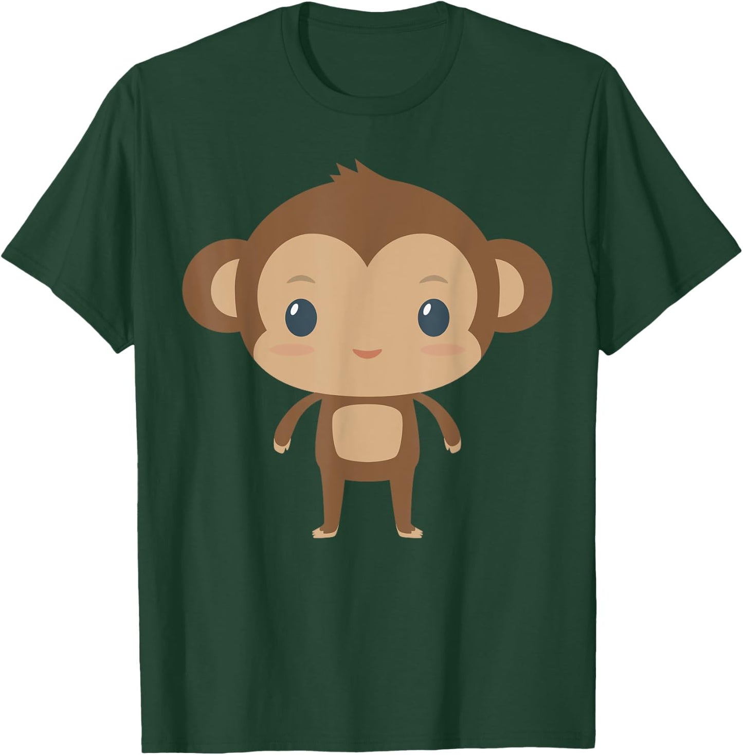 Kids I Love Monkey for Boys, Girls, Toddlers, School T-Shirt - T-Shirt | Forest
