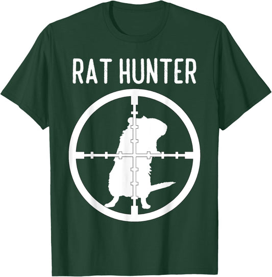 Rat Hunter - Mouse Control Expert T-Shirt - T-Shirt | Forest