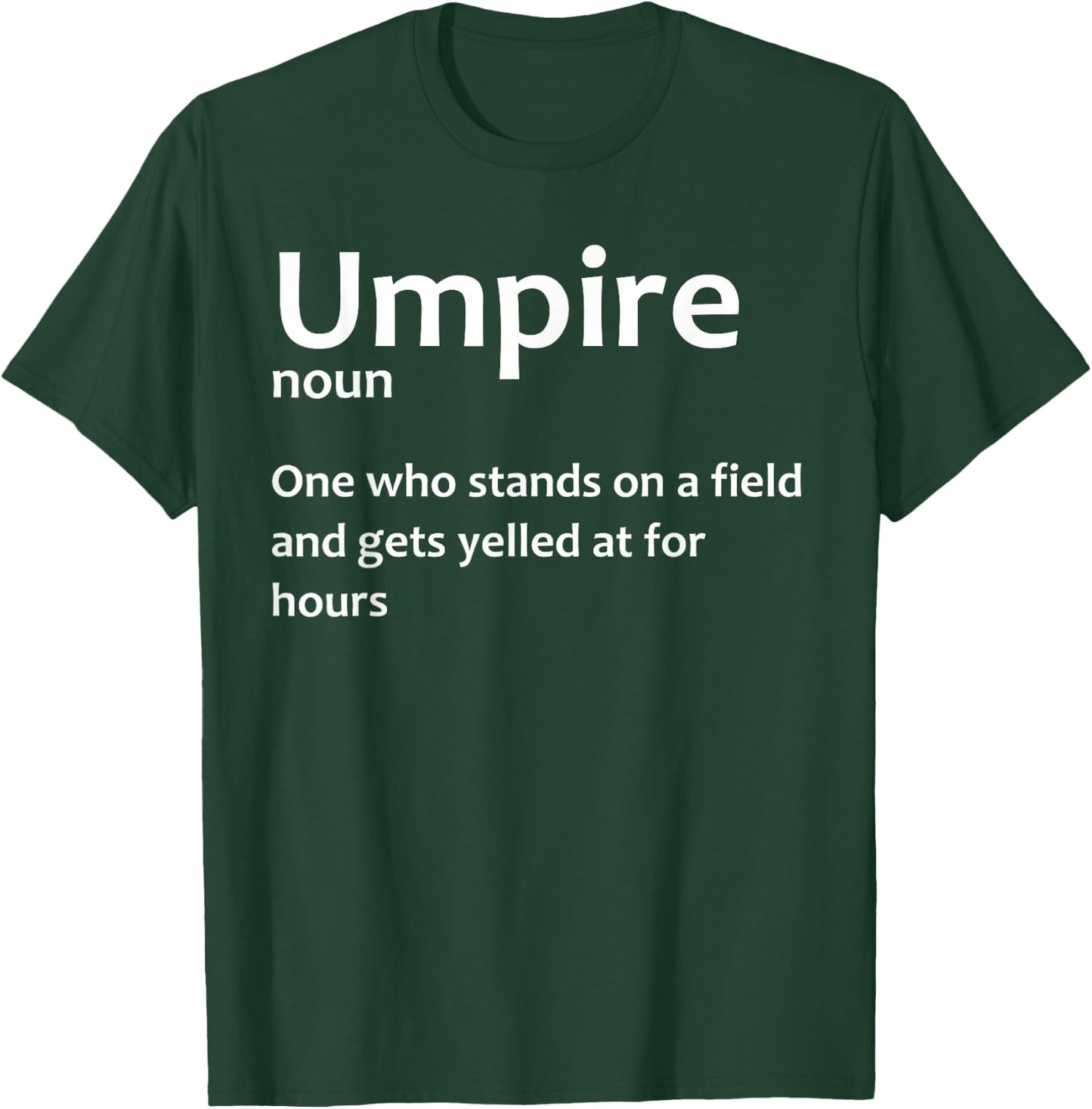 Best Umpire Design Women Softball Baseball Umpire T-Shirt - T-Shirt | Forest
