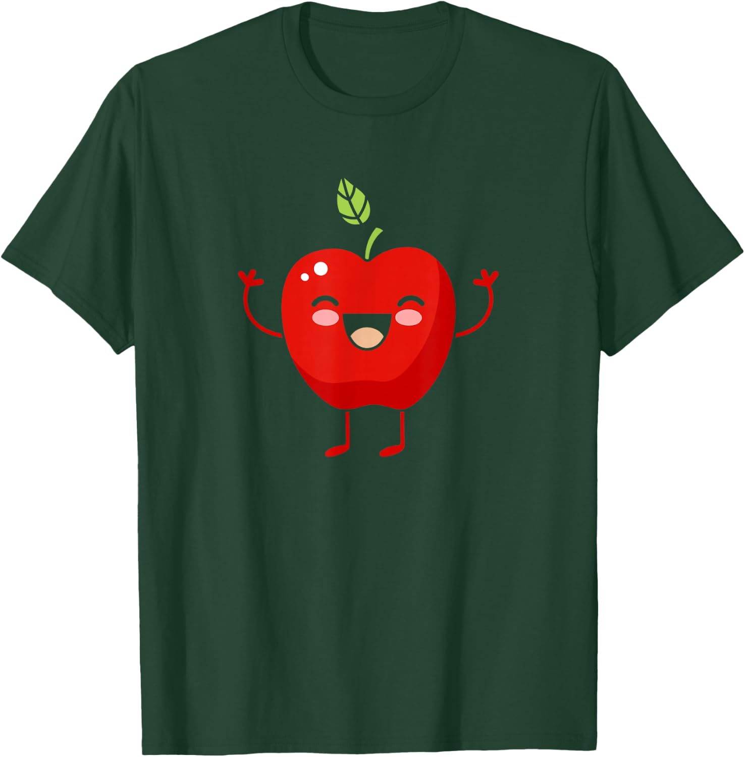 Apple - Fruit Gift Apple Lovers Fruit Themed Outfit Gift T-Shirt - T-Shirt | Forest