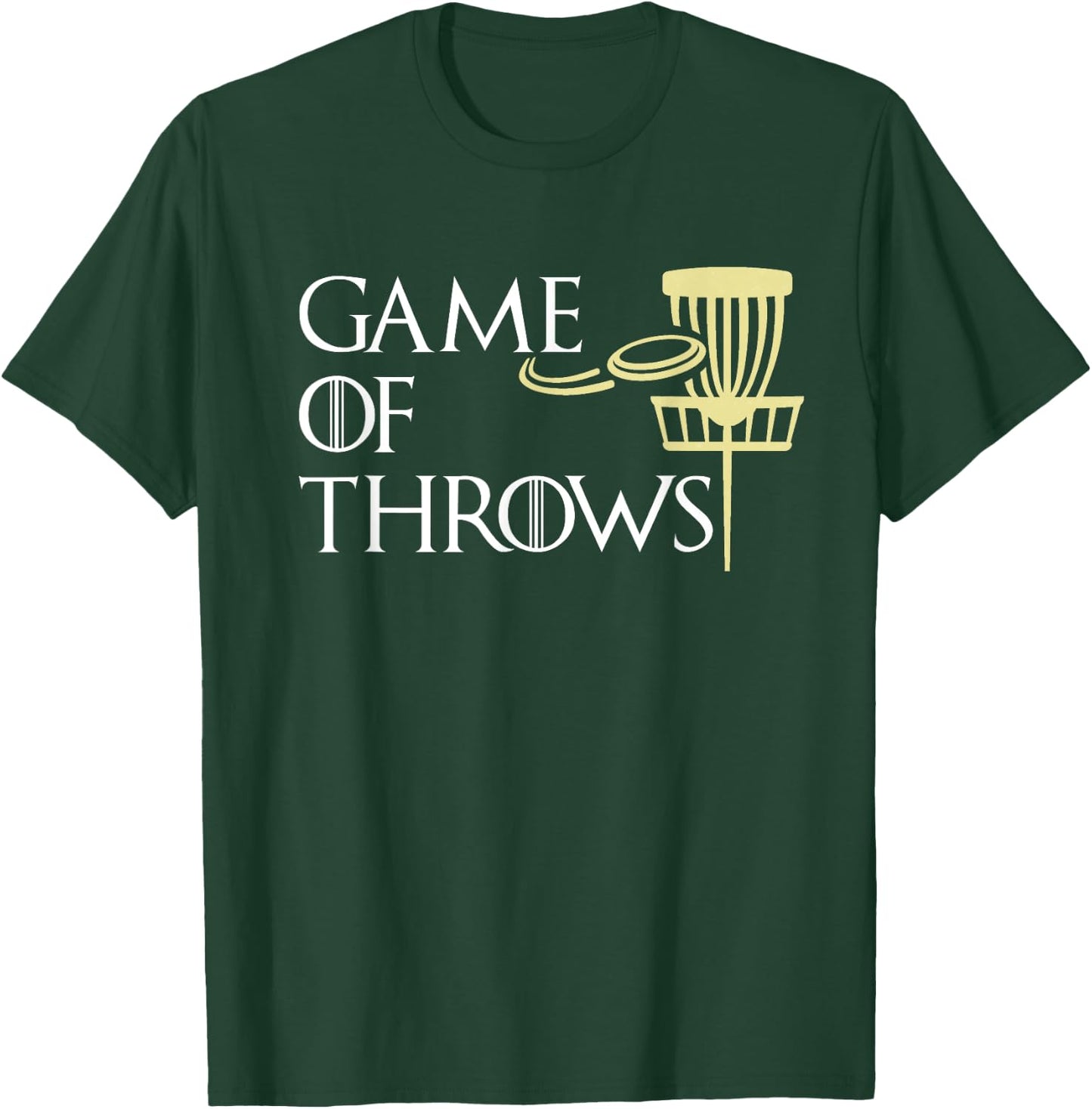 Funny Game Of Throws Disk Golf Men Women Gift T-Shirt - T-Shirt | Forest