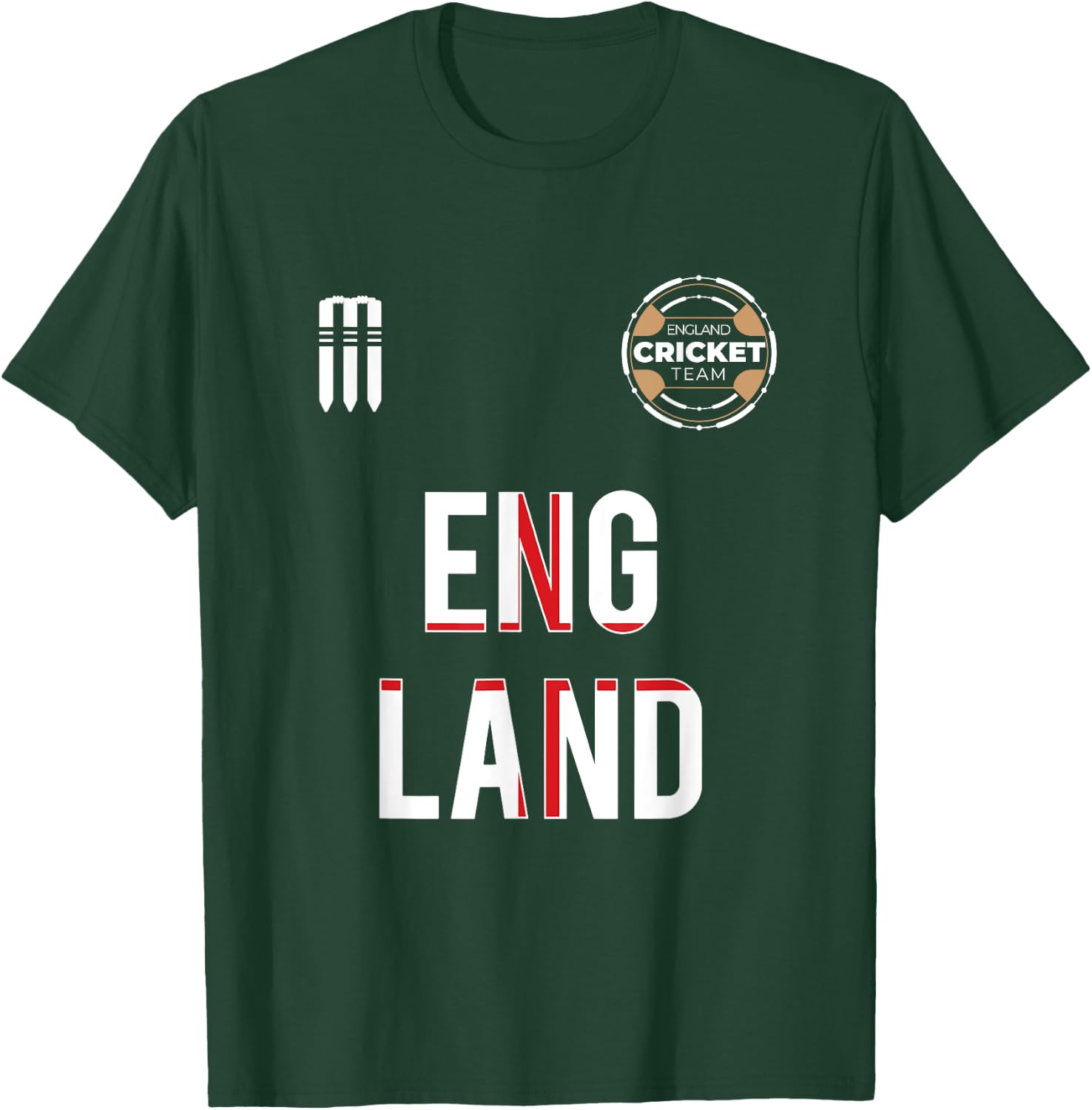 England Cricket Jersey : Gift National Fans English Cricket T-Shirt - T-Shirt | Forest