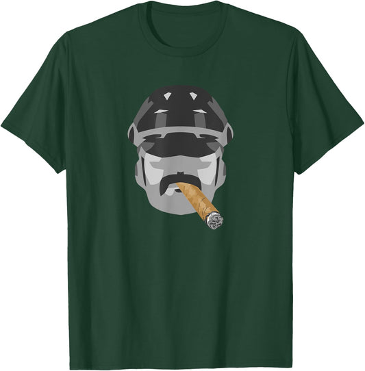 Gay Leather Daddy Man Cigar Bear Kink Fetish BDSM T-Shirt - T-Shirt | Forest