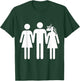 Unicorn Threesome Funny Shirt T-Shirt - T-Shirt | Forest