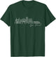 Signature Lyon City Skyline - France Souvenir T-Shirt - T-Shirt | Forest
