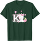 Letter K Monogram Girls Unicorn Gift T-Shirt - T-Shirt | Forest
