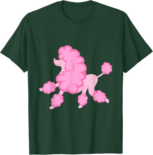 Fancy Pink Poodle T-Shirt - T-Shirt | Forest