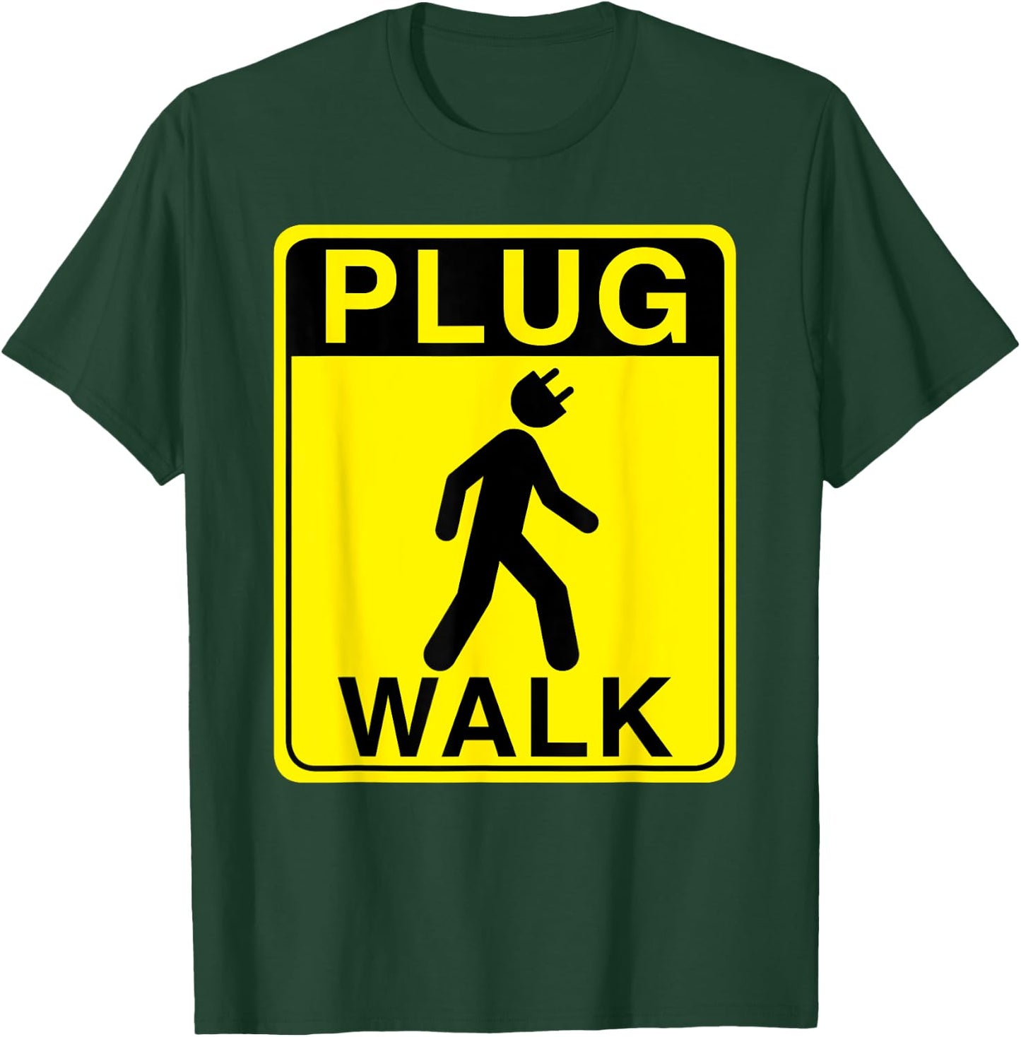 Plug Walk T-Shirt - T-Shirt | Forest