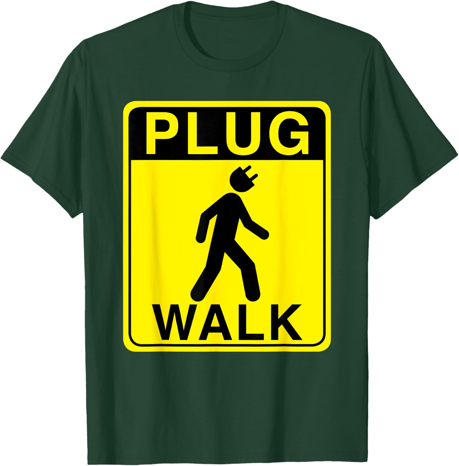 Plug Walk T-Shirt - T-Shirt | Forest