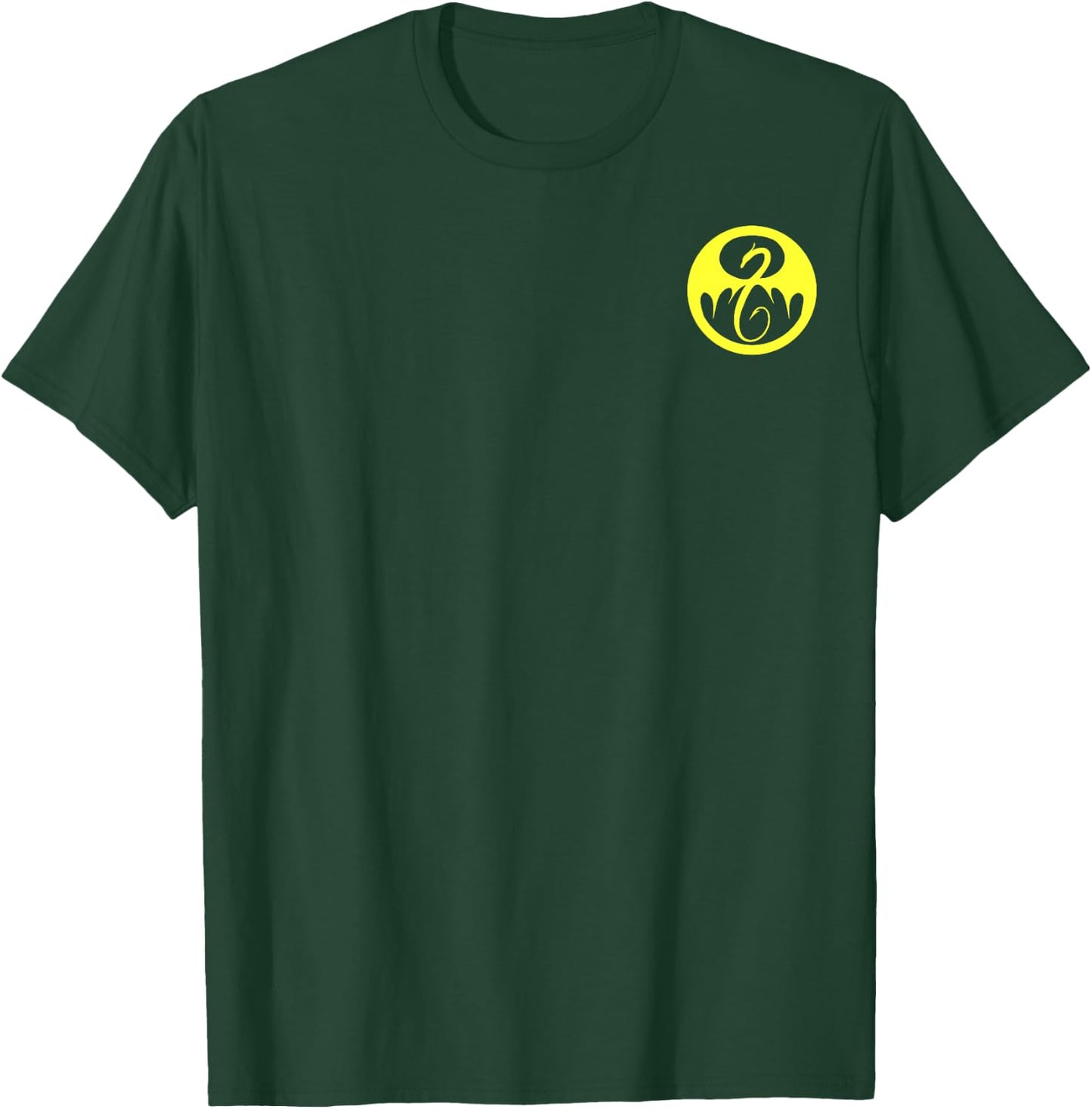Marvel Iron Fist Pocket Symbol Graphic T-Shirt - T-Shirt | Forest