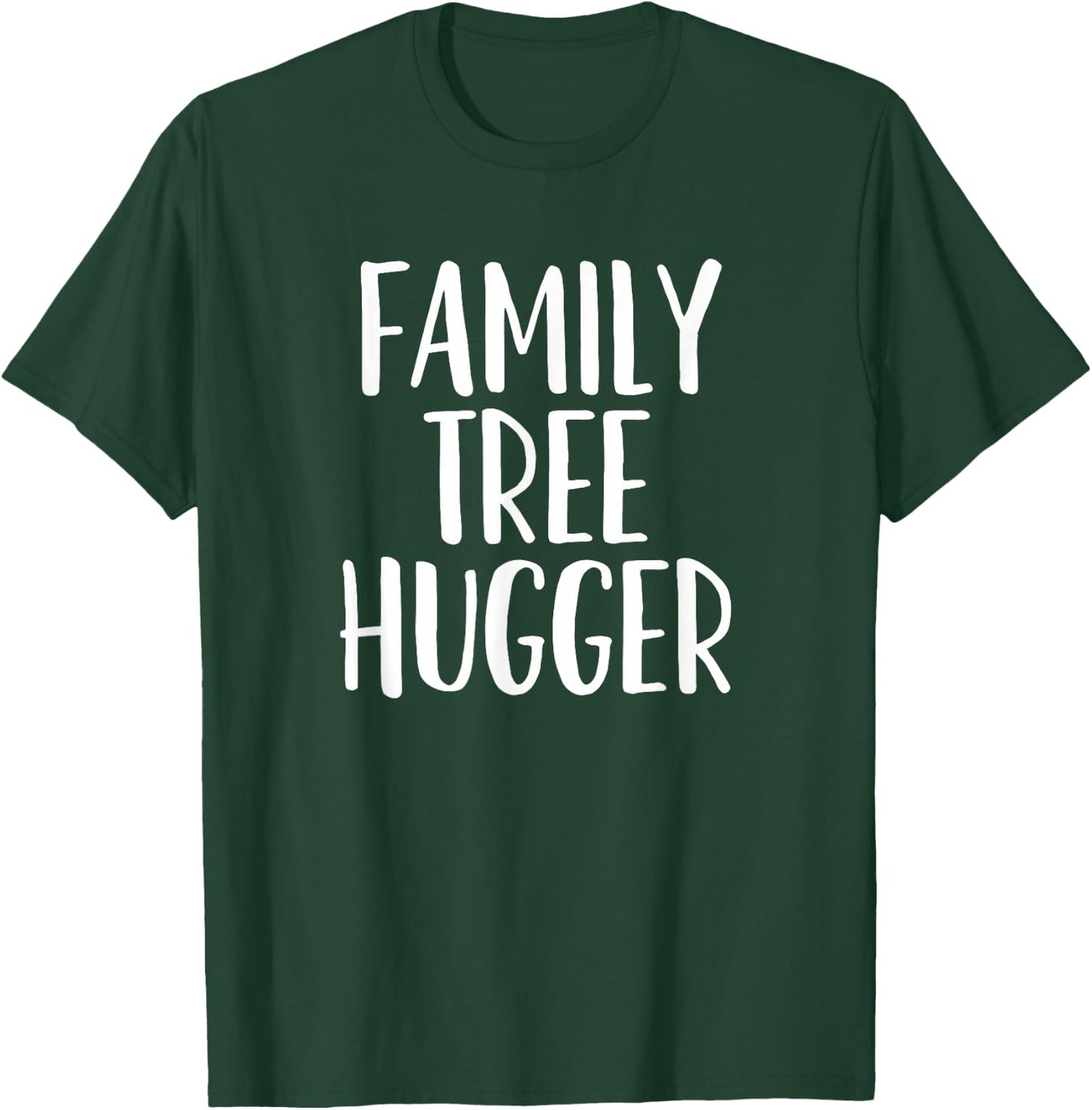Genealogy, Genealogist, Family Historian, Family Tree Hugger T-Shirt - T-Shirt | Forest