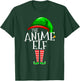 Anime Elf Group Matching Family Christmas Gift Holiday Set T-Shirt - T-Shirt | Forest
