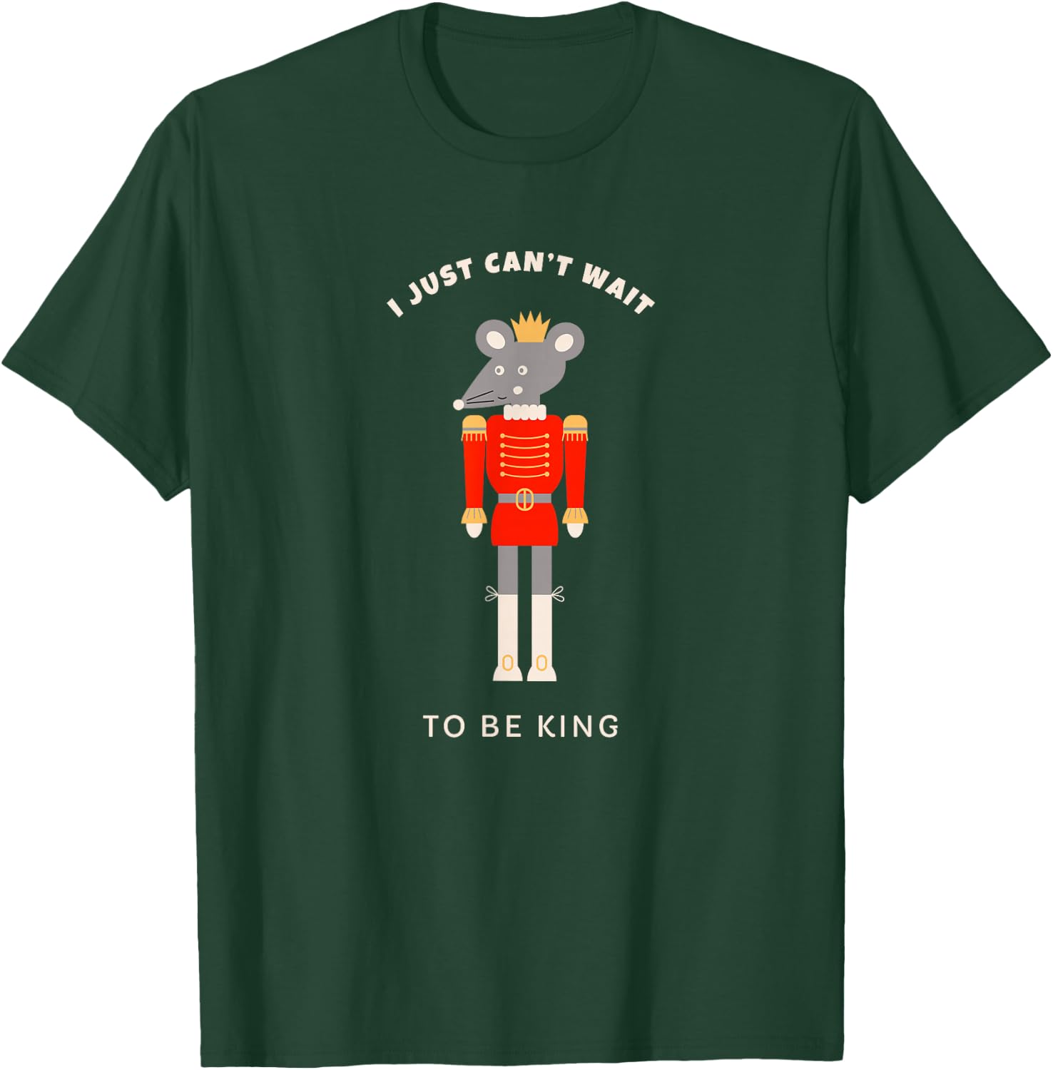 Funny Nutcracker MOUSE KING RAT KING Christmas Ballet Dancer T-Shirt - T-Shirt | Forest