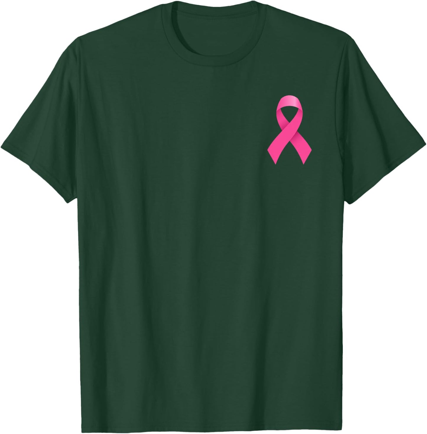 Ribbon Breast Cancer Awareness T-Shirt - T-Shirt | Forest
