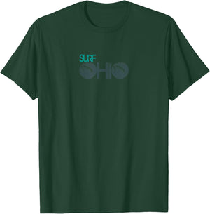 Surf Ohio - Lake Erie, Lake Michigan - Fresh Water T-Shirt - T-Shirt | Forest