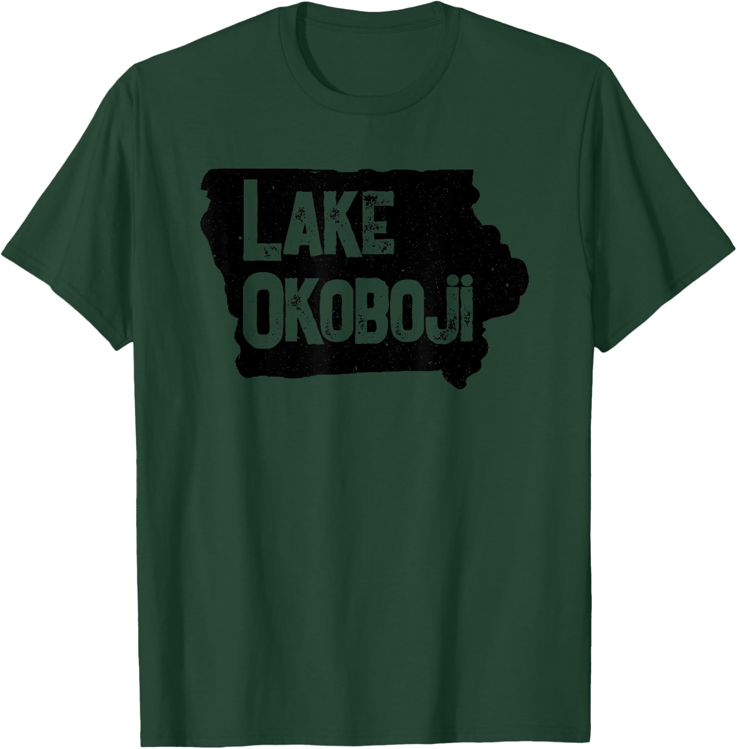 Lake Okoboji, Iowa Vacation T-Shirt - T-Shirt | Forest