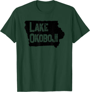 Lake Okoboji, Iowa Vacation T-Shirt - T-Shirt | Forest